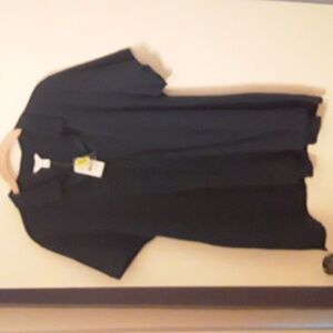 Dark blue polo shirt